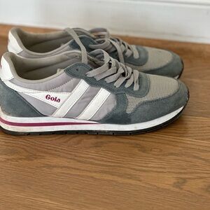 Gola Classic Gray and White Trainers